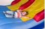 Afbeeldingen van Avyna HappyBounce Double Mega Slide Blauw/Geel