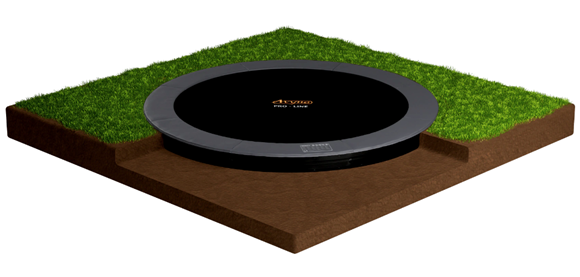 Afbeeldingen van Avyna Trampoline FlatLevel Ø365 | GRIJS