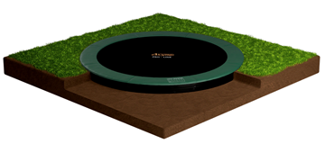 Afbeeldingen van Avyna Trampoline FlatLevel Ø365 | GROEN