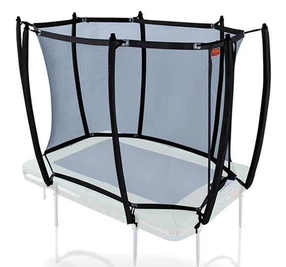 Afbeeldingen van Avyna Trampoline Veiligheidsnet 275x190 INGROUND en FLATLEVEL | Compleet