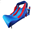 Afbeeldingen van Avyna HappyBounce Double Mega Slide Blauw/Rood