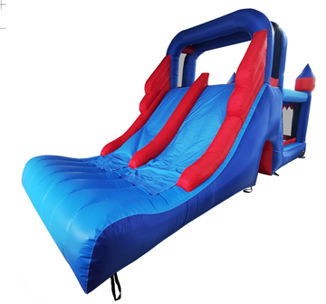 Afbeeldingen van Avyna HappyBounce Double Mega Slide Blauw/Rood