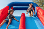 Afbeeldingen van Avyna HappyBounce Double Mega Slide Blauw/Rood