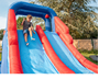Afbeeldingen van Avyna HappyBounce Double Mega Slide Blauw/Rood