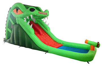 Afbeeldingen van Avyna HappyBounce Springkussen Croco Waterslide